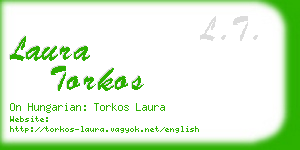 laura torkos business card